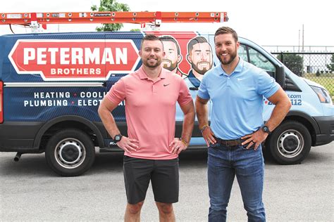 Peterman brothers - From Peterman Brothers Heating Cooling Plumbing. Since 1986, Peterman Heating, Cooling & Plumbing has been the first choice for plumbing, heating and air conditioning in Greenwood, IN, and the surrounding areas. We’re a family owned and operated team, and our local roots extend to our family values. We’re always on time, we always go above ...